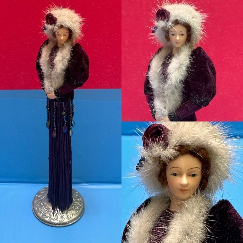 Victorian Tassel vintage doll collectible